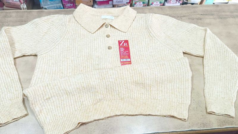ZR Knit Polo Shirt - Unisex Sweater
