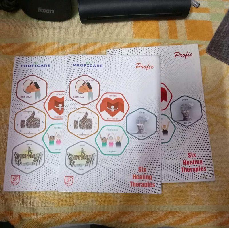 Proficare Six Healing Therapies Note Books