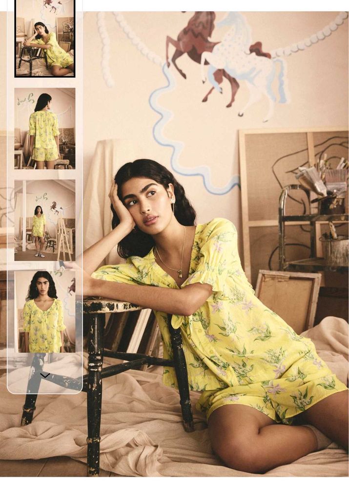 Cath Kidston Yellow Short Pyjama Set
