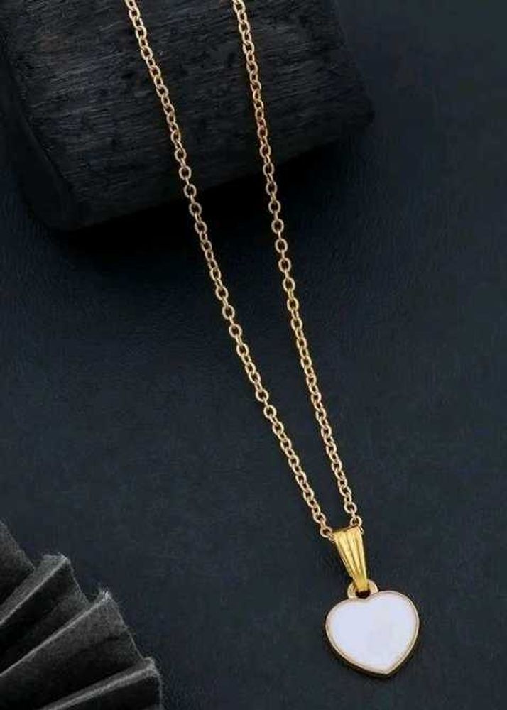 Elegant Gold Heart Pendant Necklace