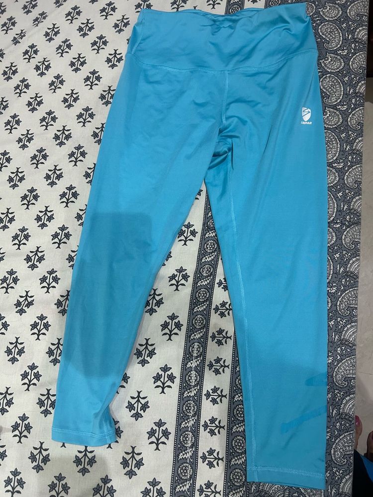 Blue Athletic Leggings
