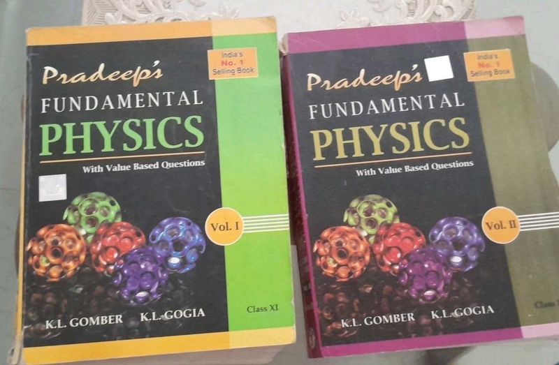 Pradeep's Fundamental Physics Class XI Vol I &amp; II