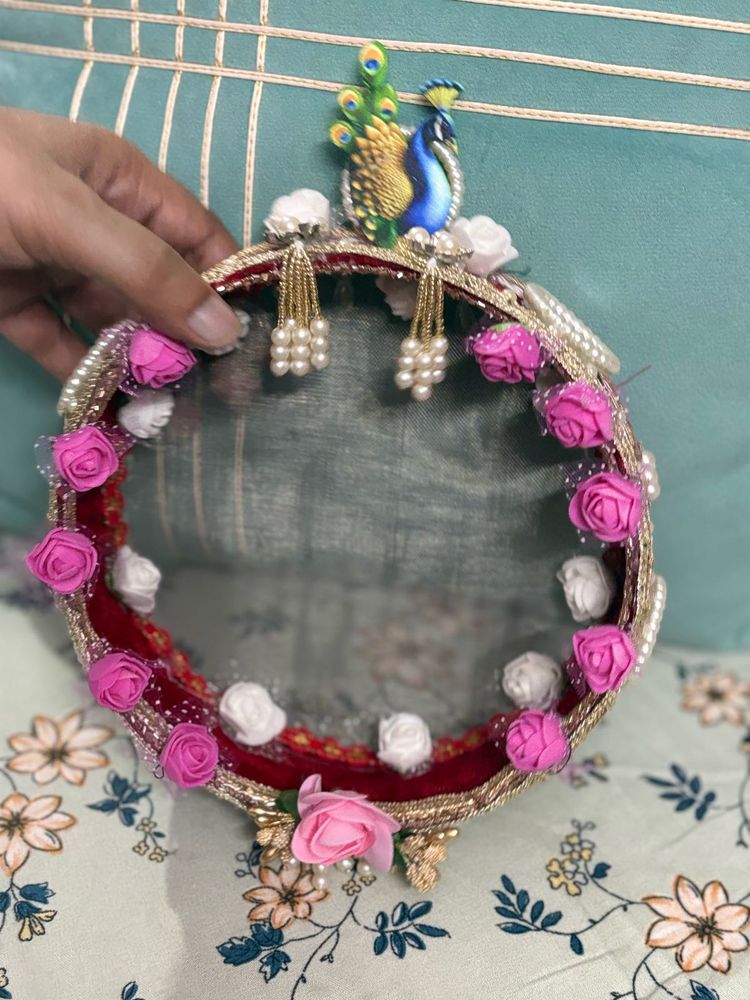 Decorative Peacock Tray for Pooja/Occasions
