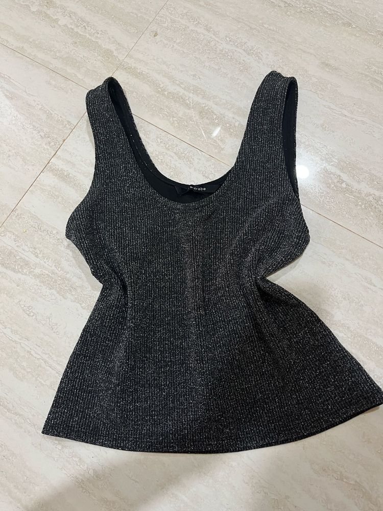 Sparkly Ribbed Tank Top