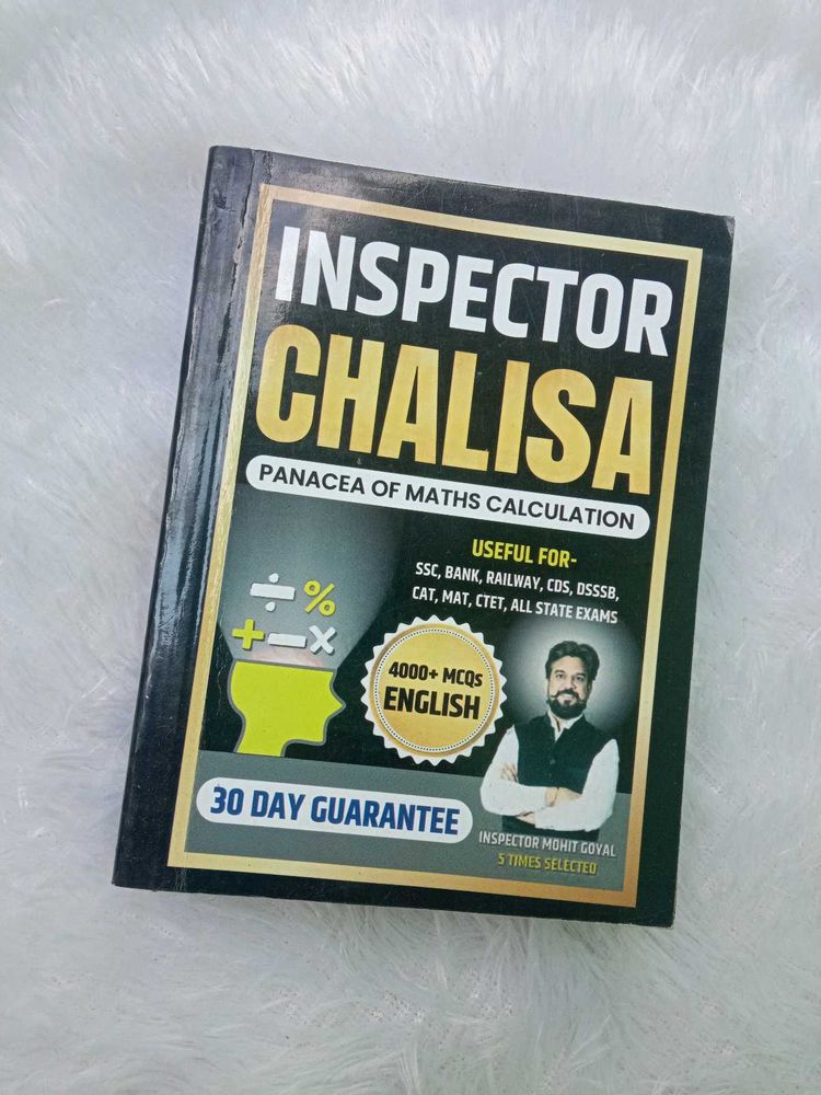 Inspector Chalisa Maths Book