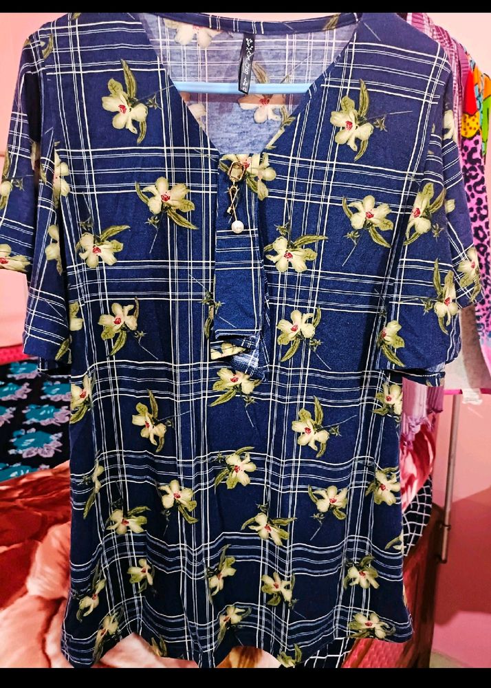 Navy Blue Top