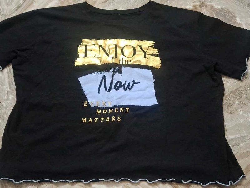 black crop top for girls