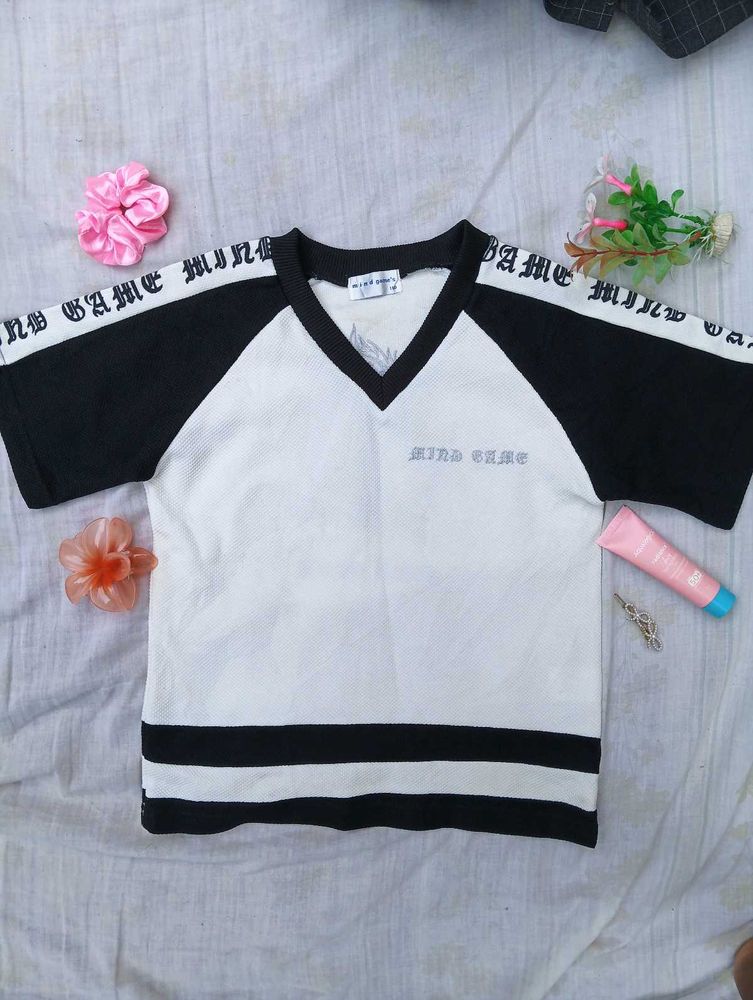Dragon White Black Top