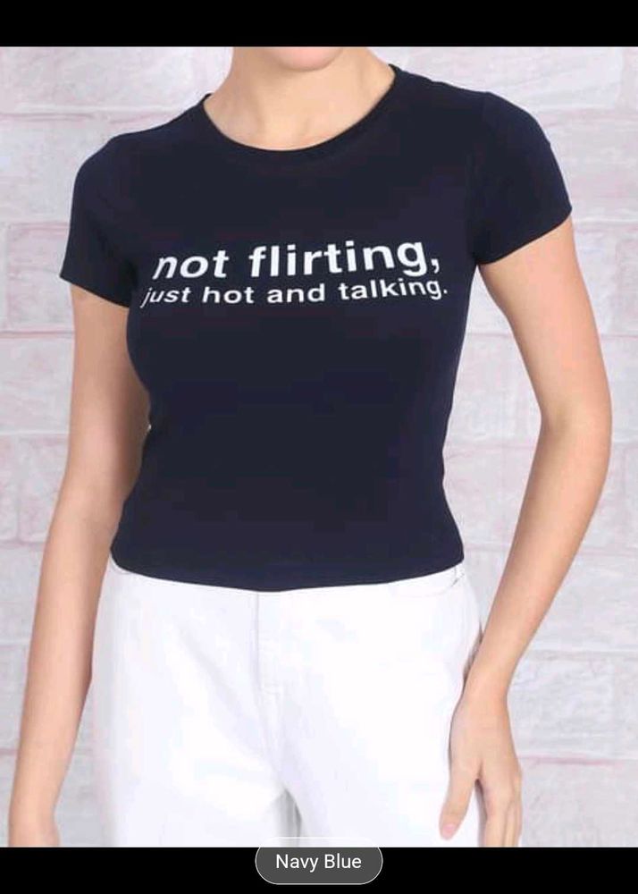 Navy Blue Graphic T-Shirt