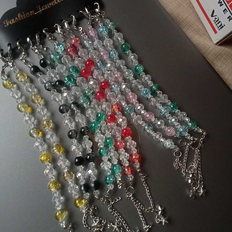 Beaded Anklets - Set of Multiple Colors