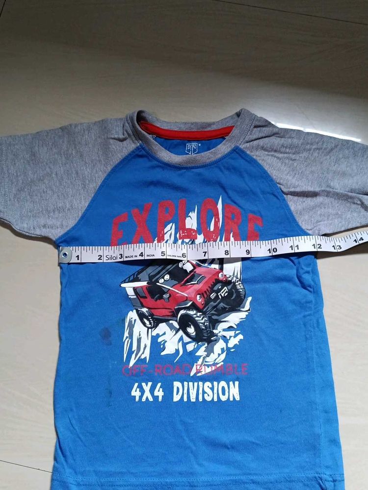 Kids Blue and green T-Shirts combo