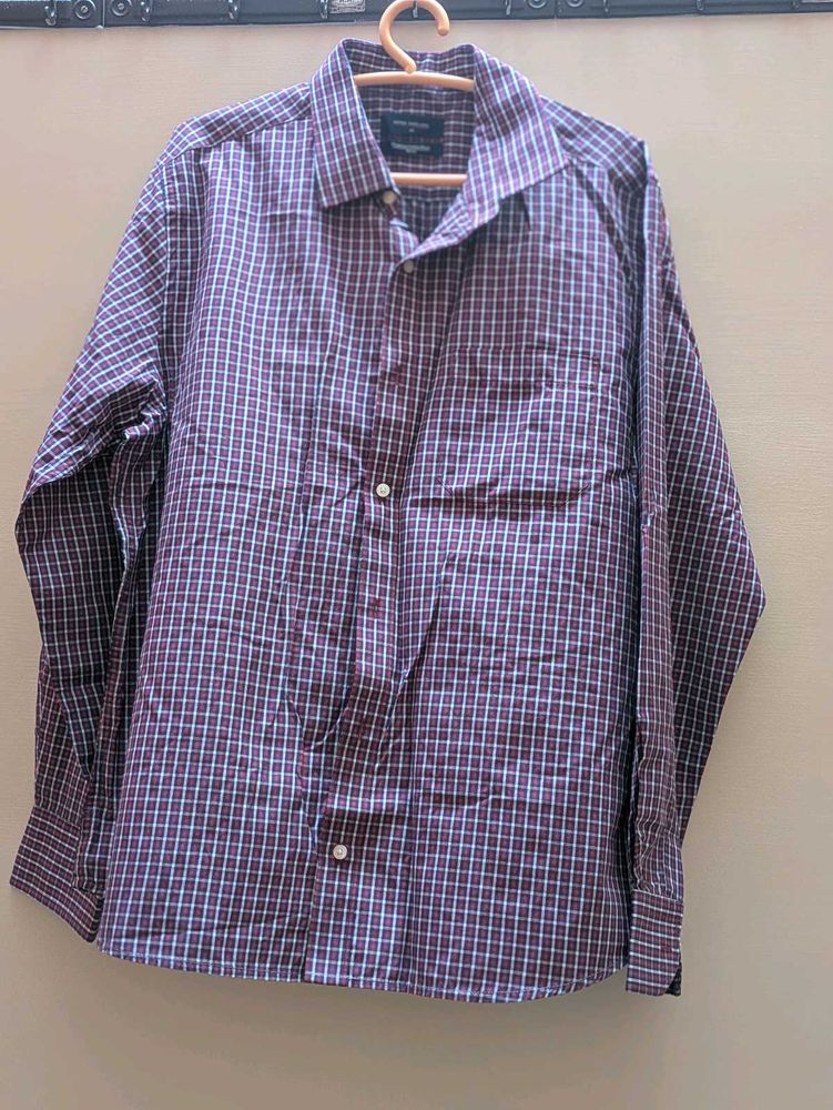 Men's Checked Long Sleeve Shirt