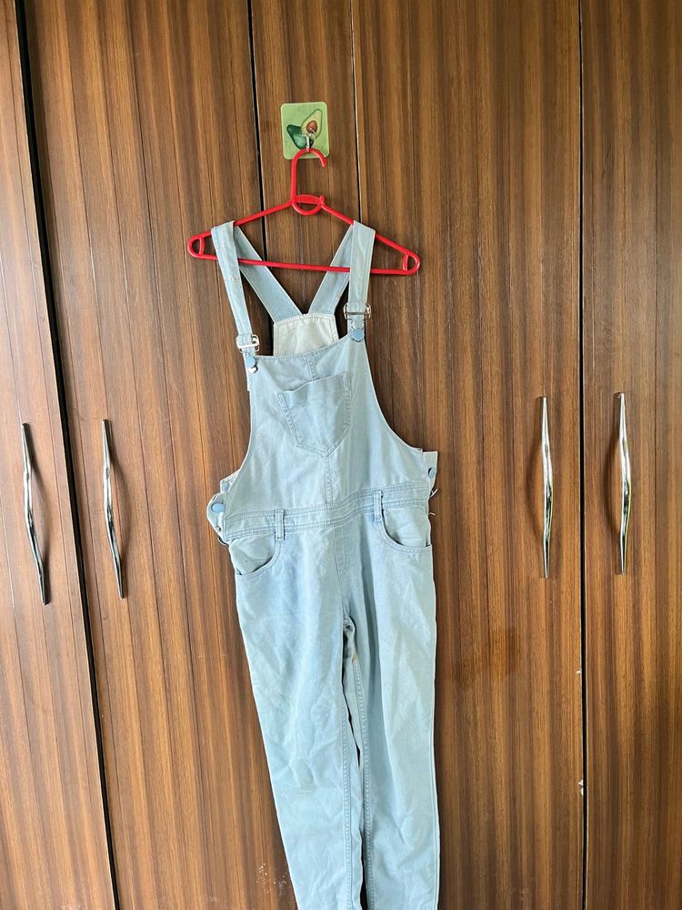 Light Wash Denim Overalls