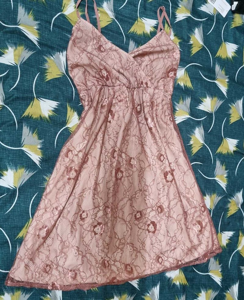 Elegant Lace Mini Dress