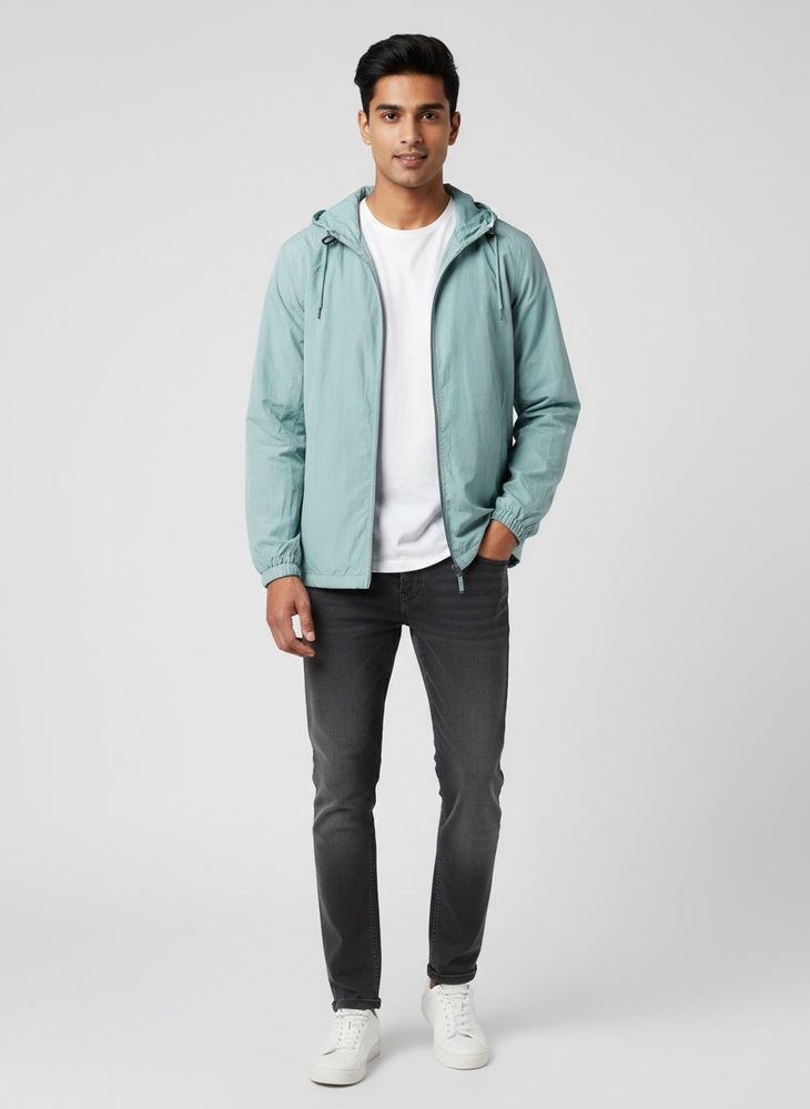 Zara Lightweight Hooded Jacket(wind cheater)