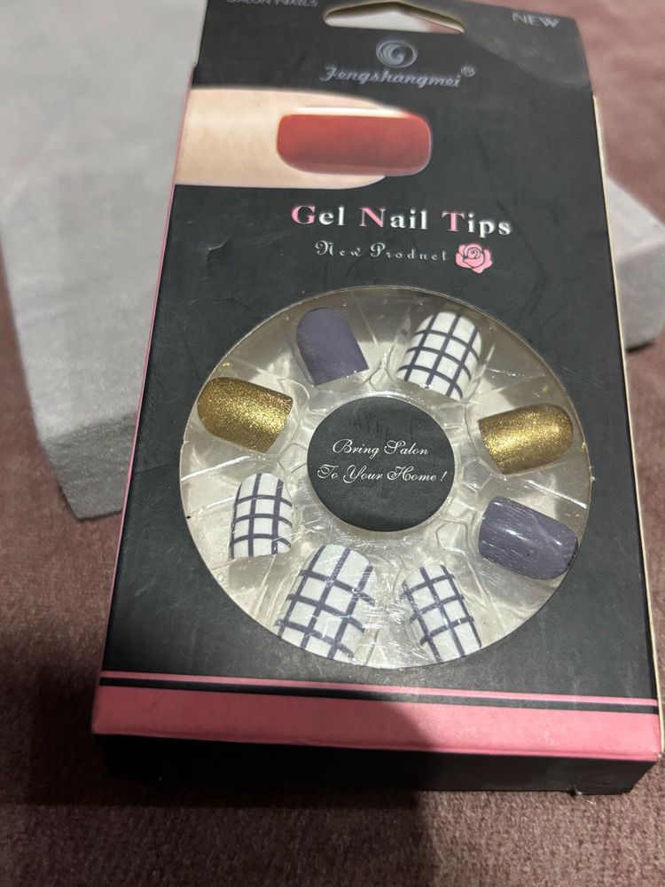 Gel Nail Tips - 10 Pcs set