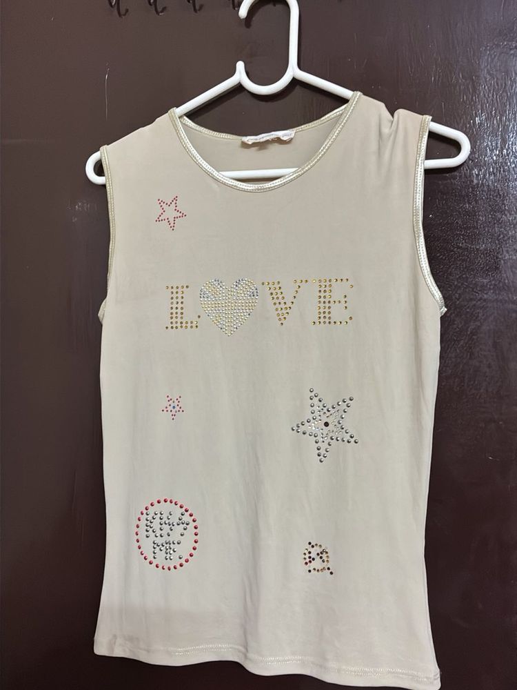 y2k rhinestone top