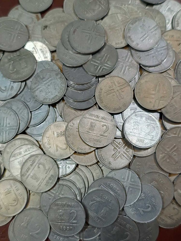 2 Rs Cross Coin -Unity In Diversity Issue 250 Piec