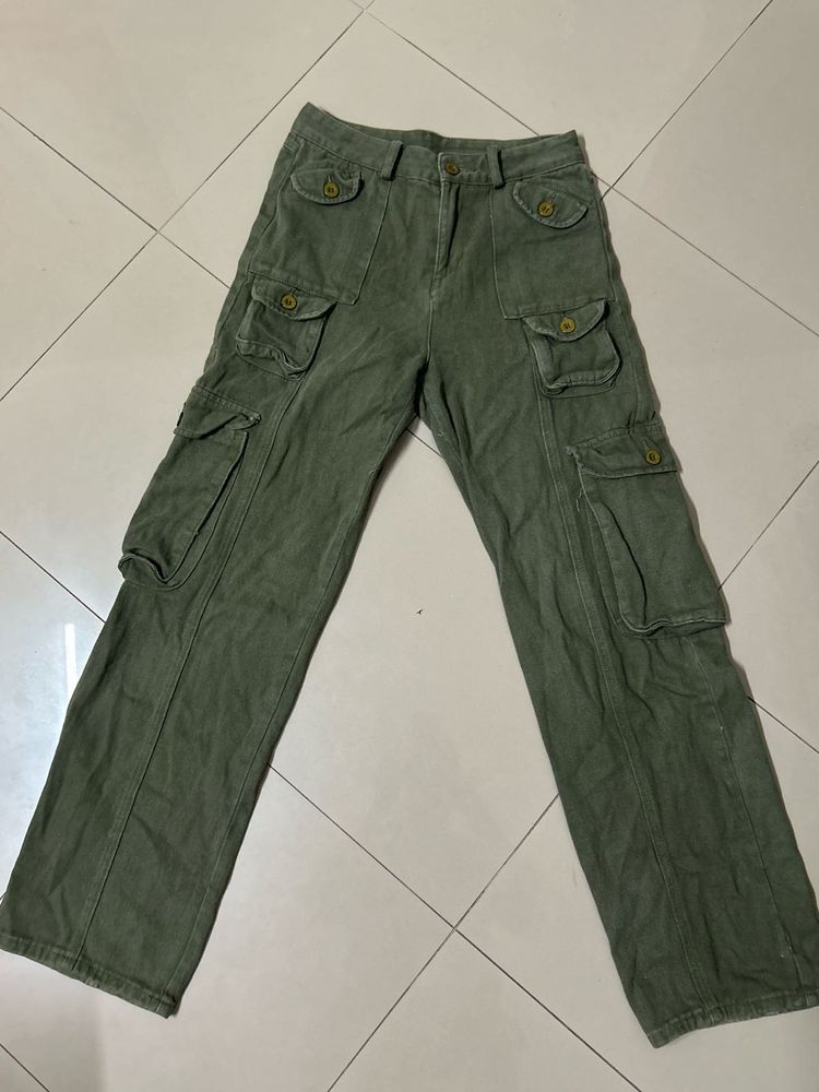 Olive Cargo Pants