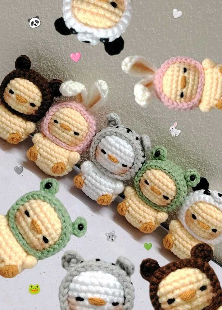cute crochet duckling 🐥✨