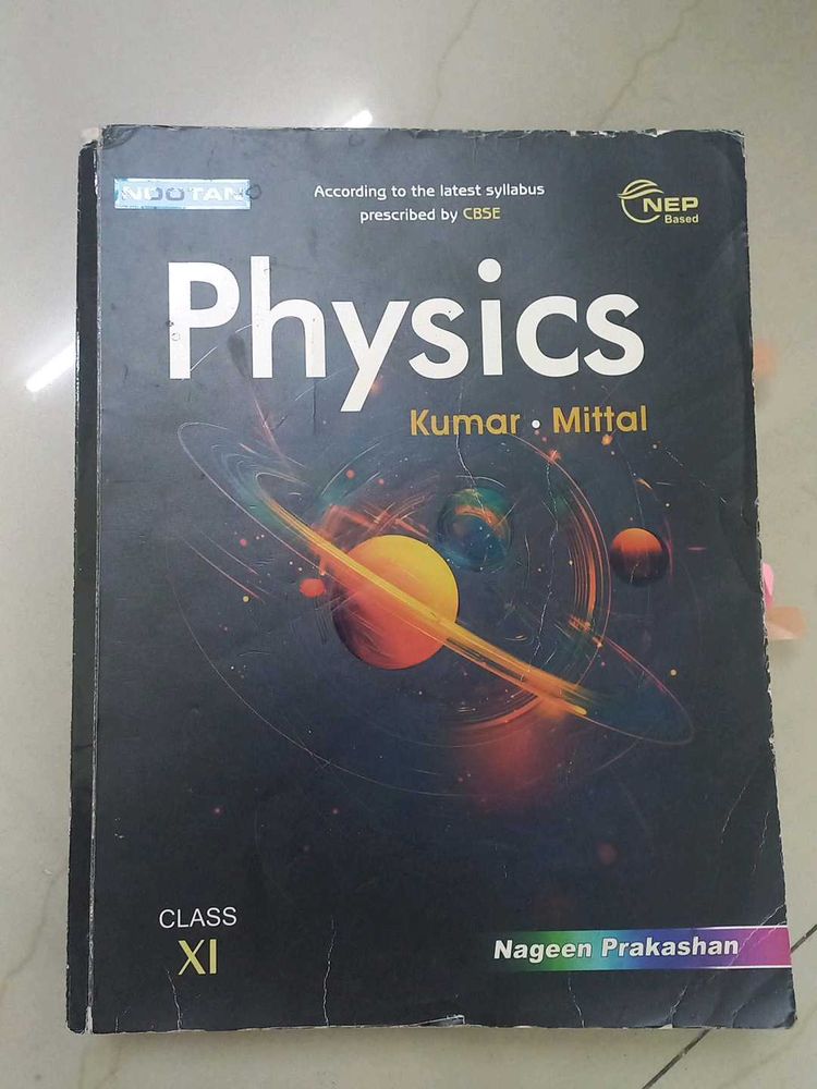 Physics for Class XI NOOTAN