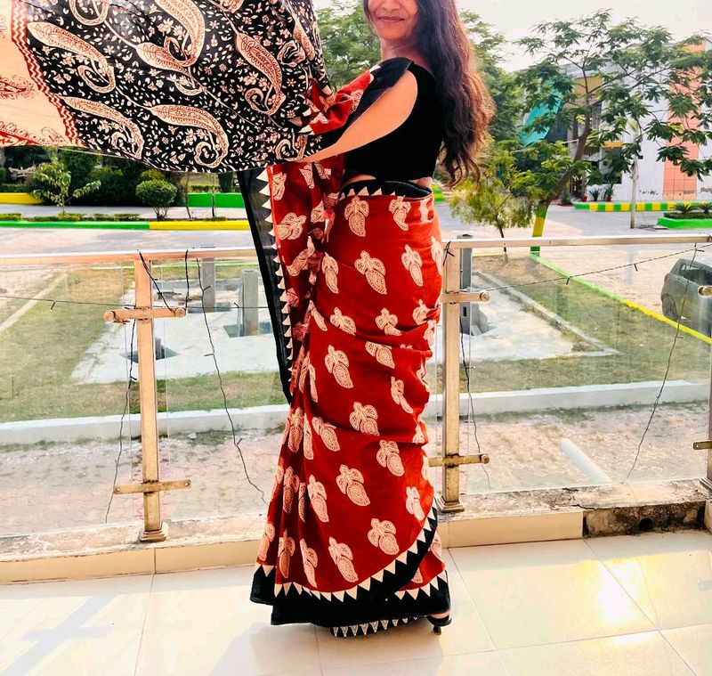 Printed Saree
