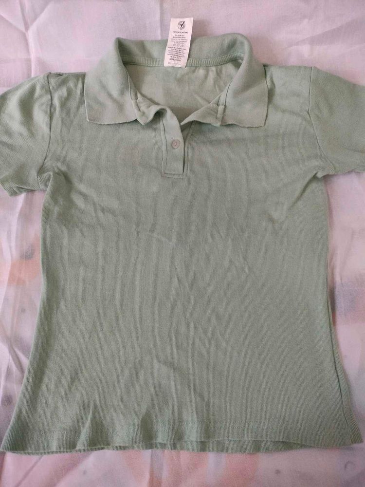Light Green Polo T-Shirt