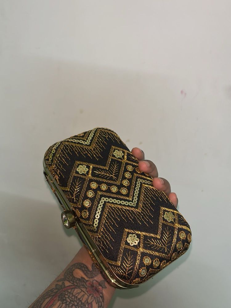 Embellished Clutch Bag