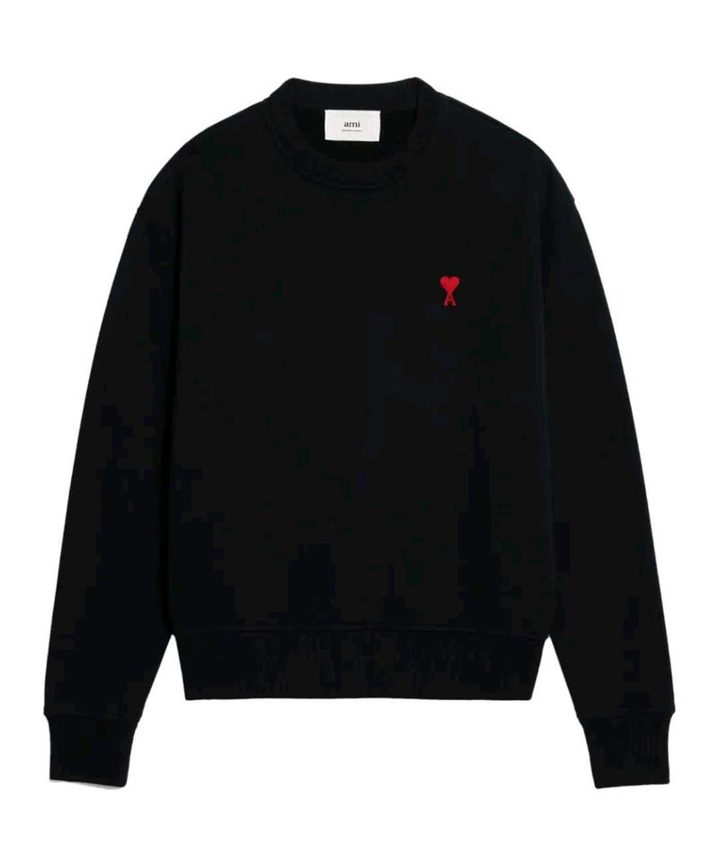 AMI Paris Black Sweatshirt