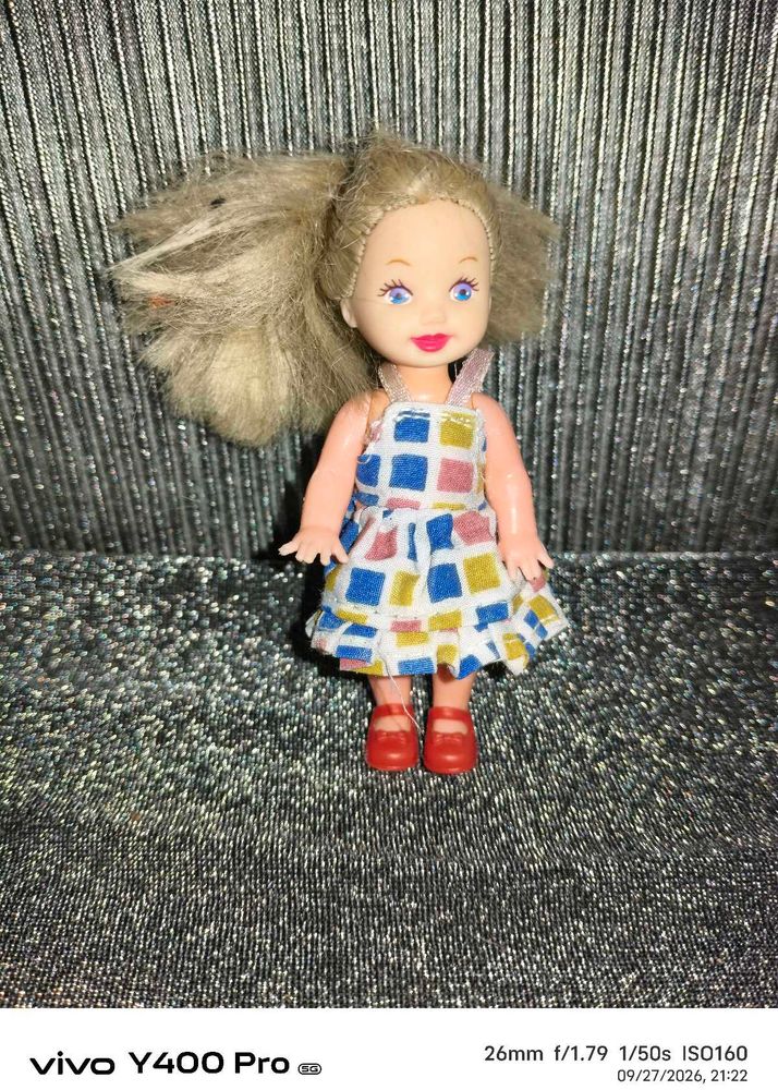 Cute Doll with Dress and Shoes