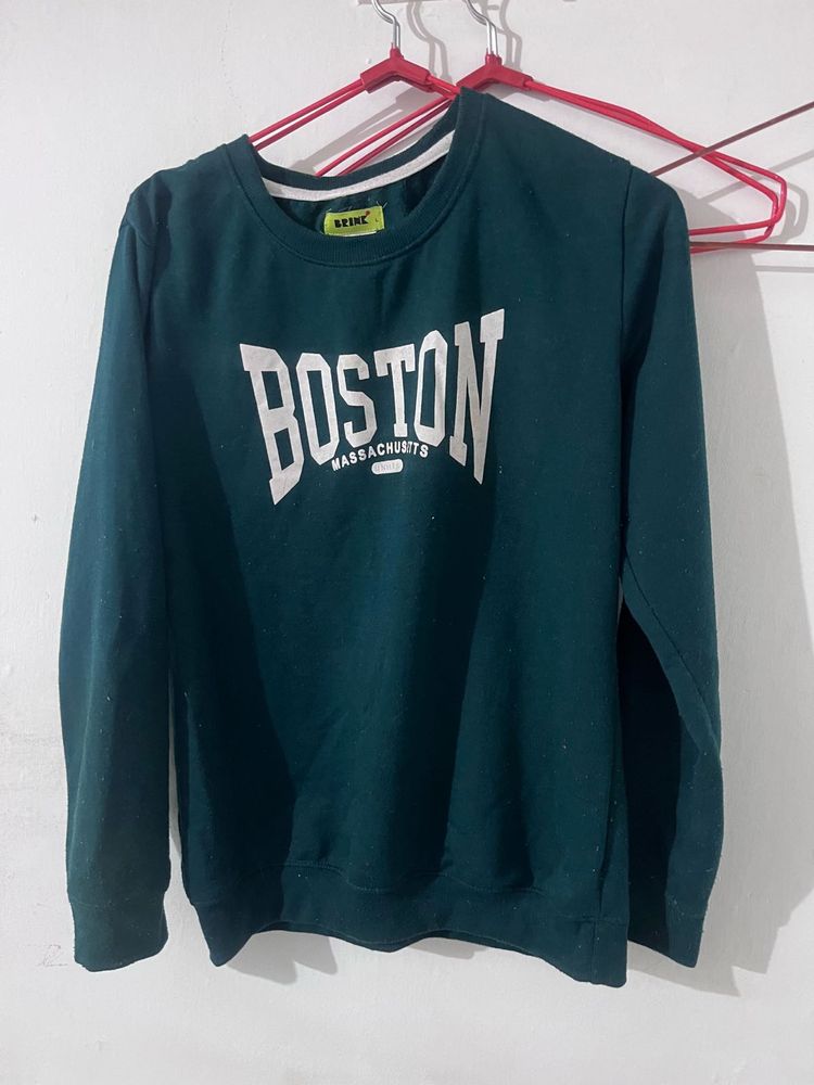 Boston Massachusetts Graphic Sweatshirt