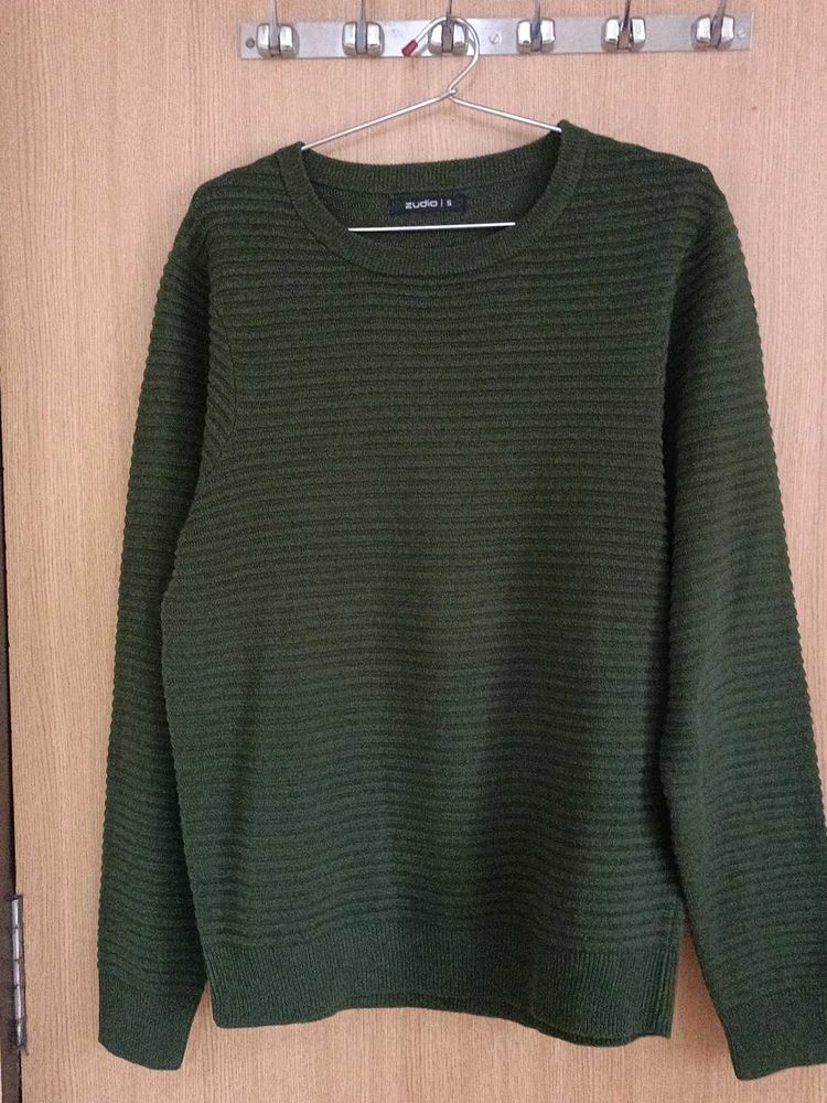 zudio Men's Green tshirt