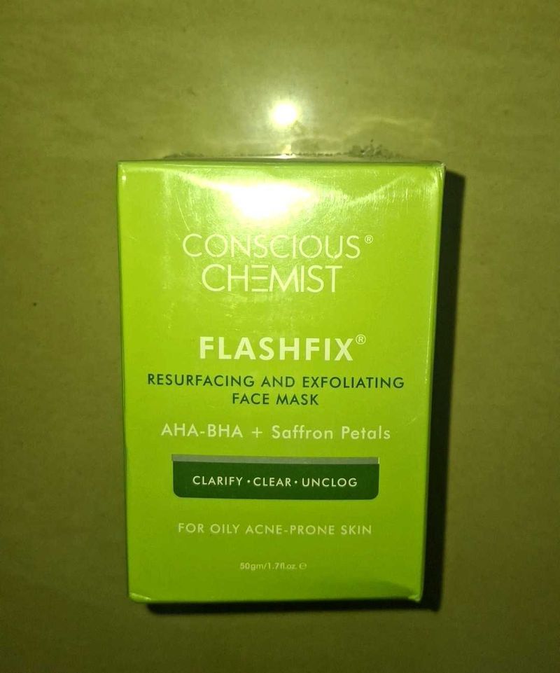 CONSCIOUS CHEMIST FLASHFIX FACE MASK