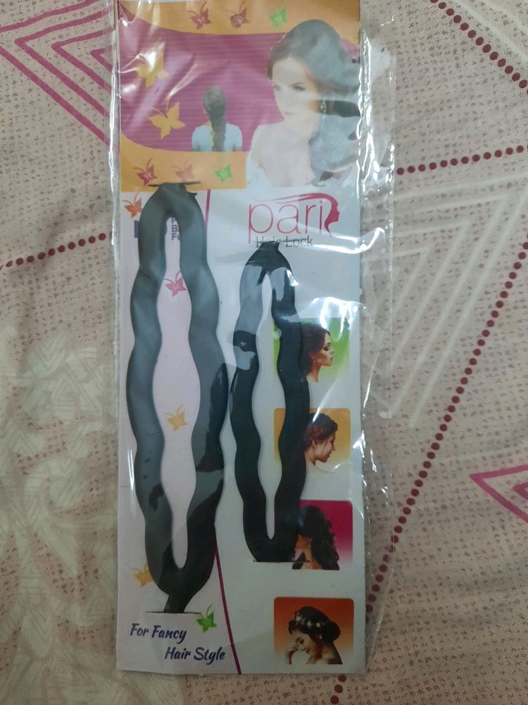 Hair Buns (2 Pc) + Facial band