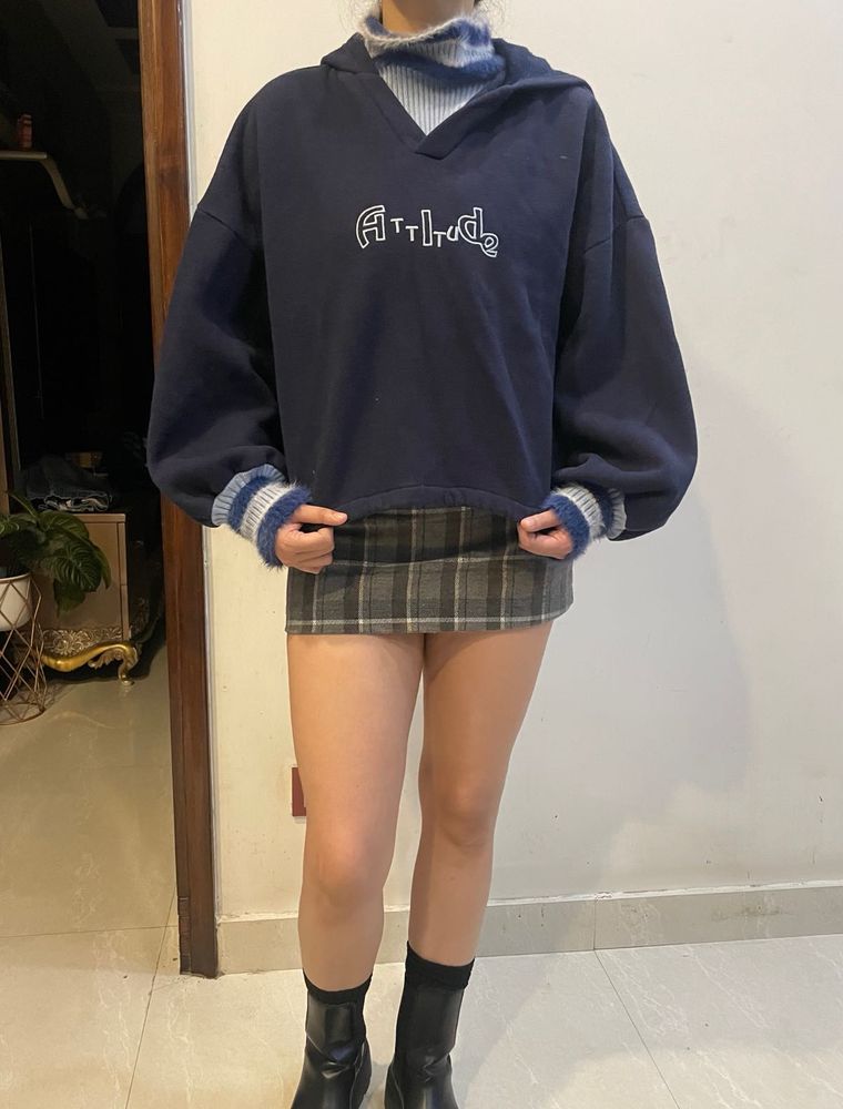 Navy Blue Hoodie