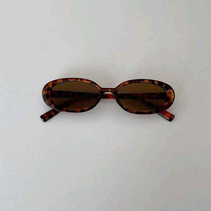 Oval Tortoiseshell Sunglasses