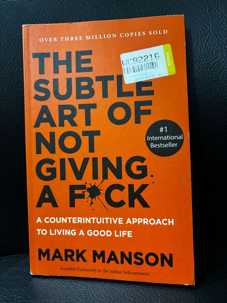 The Subtle Art Of Not Giving A F*ck Book