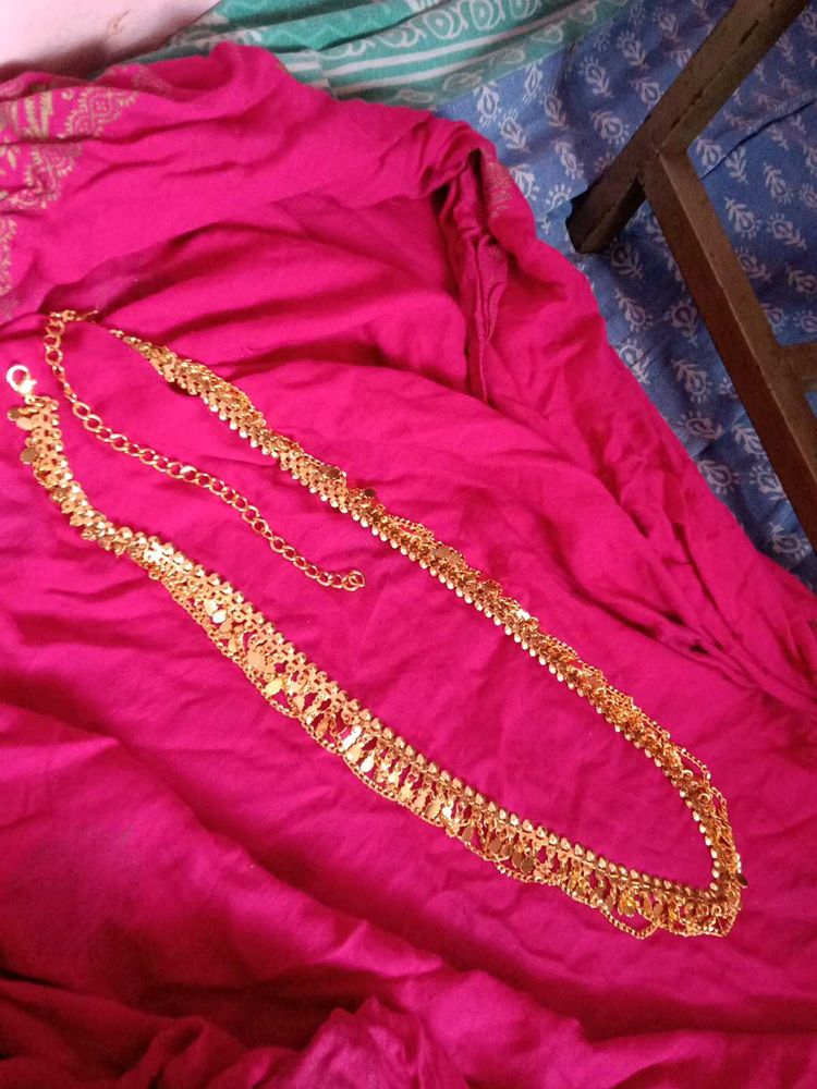 Elegant Gold Plated Waist Chain