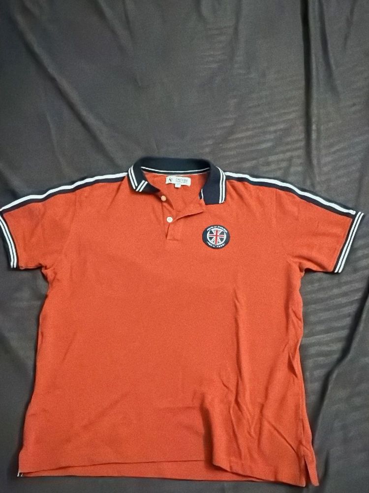 Solid rust orange tshirt