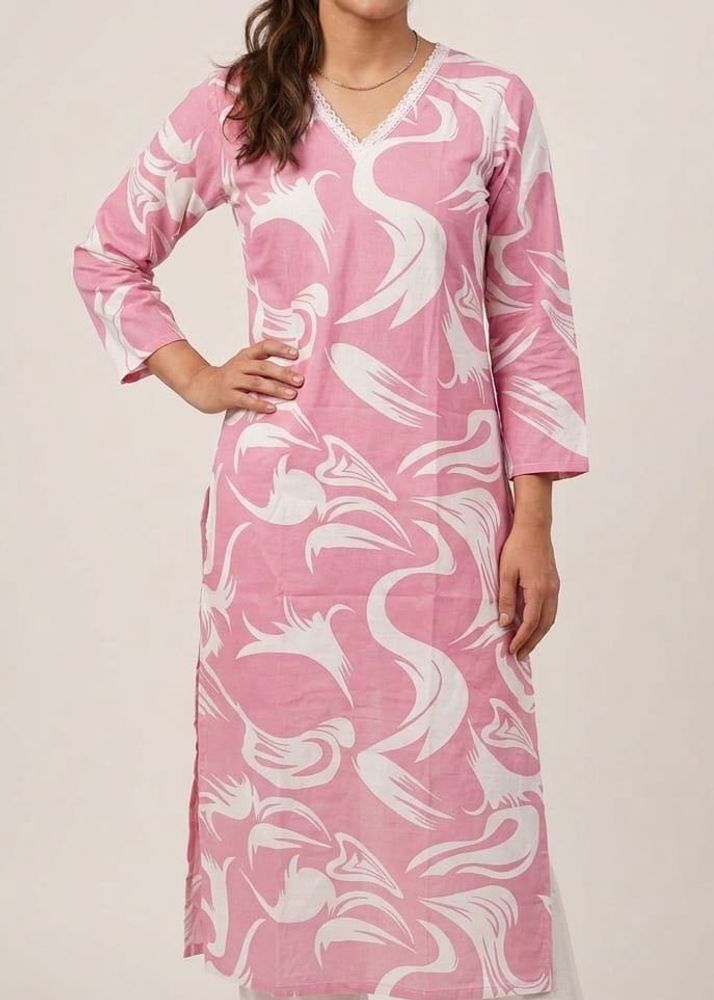 Women Cotten Kurta with palazoo set