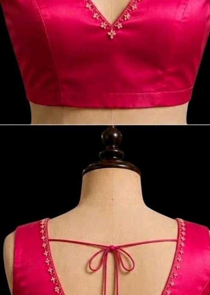 Elegant Pink Silk Blouse
