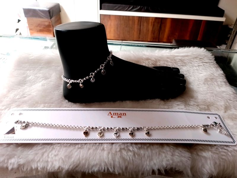 Fancy Payal Aman Brand Anklets Pure Silver