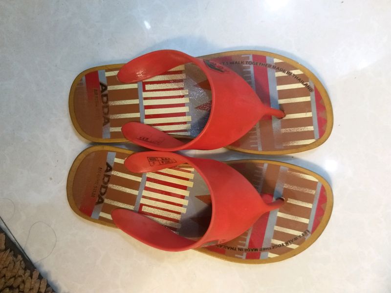 Adda Red Flip Flops