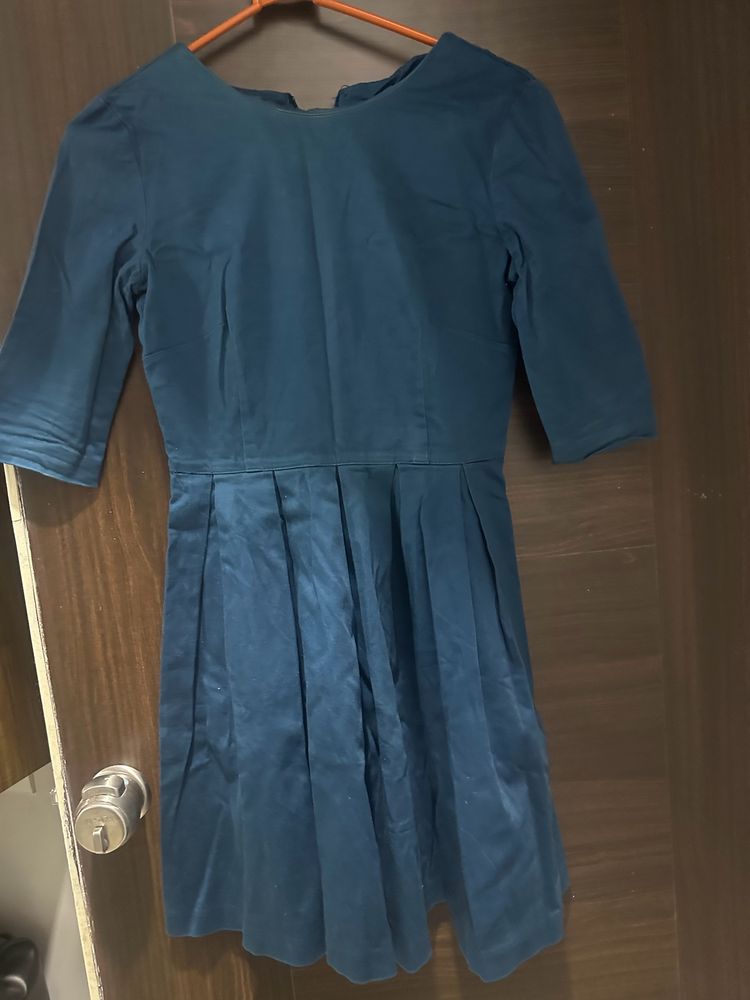 Blue Silk Formal Top for ladies