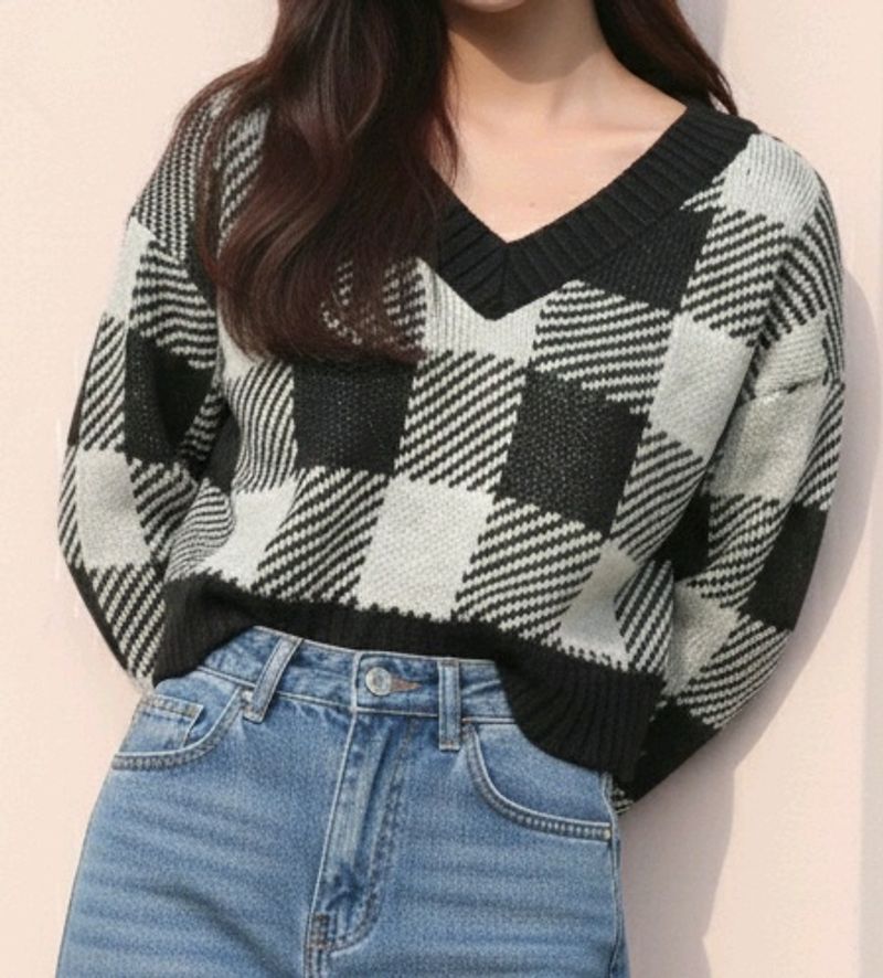 Korean crop sweater (UNUSED)