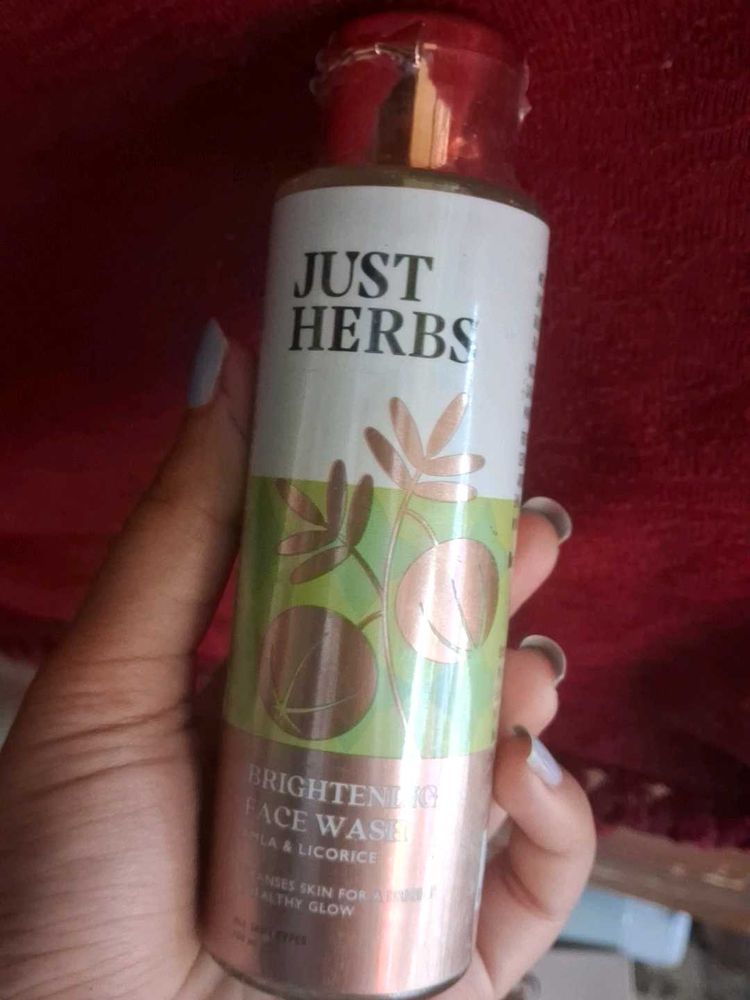Just Herbs Brightening Face Wash