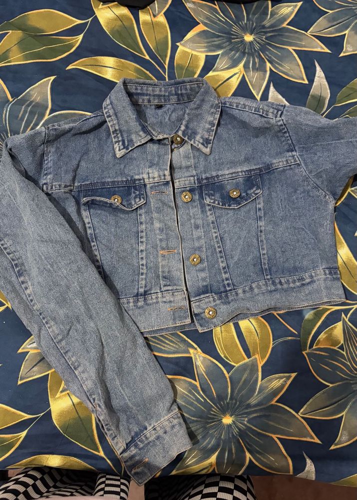 Cropped crop Denim Jacket