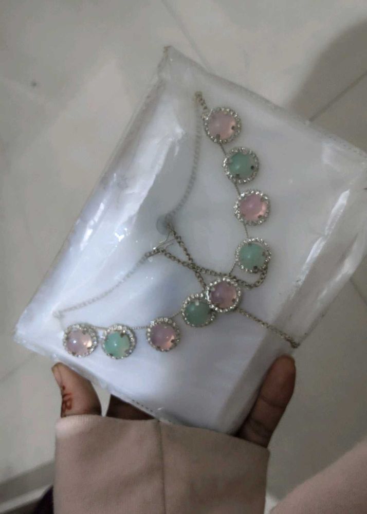 Pastel Stone Necklace