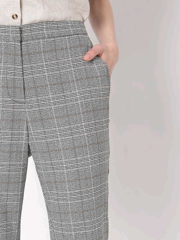 🚨Original ZARA Classic Plaid Women's Trouser
