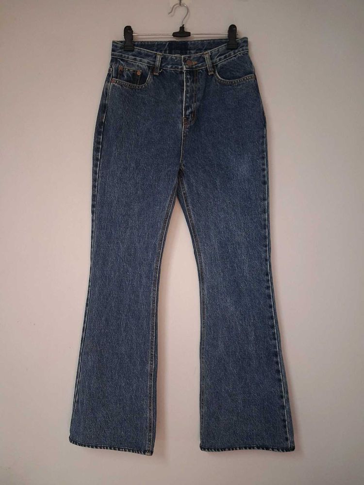 Vintage Flared Blue Jeans